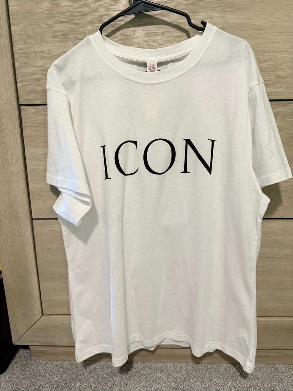 Victoria’s Secret Fashion Show ICON Graphic Tee in White with Black Lettering